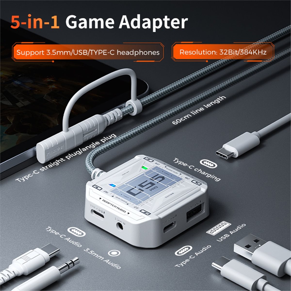 업데이트. e스포츠 게임용 어댑터, USB-C 오디오  - Esports In Gaming 리뷰 및 가격