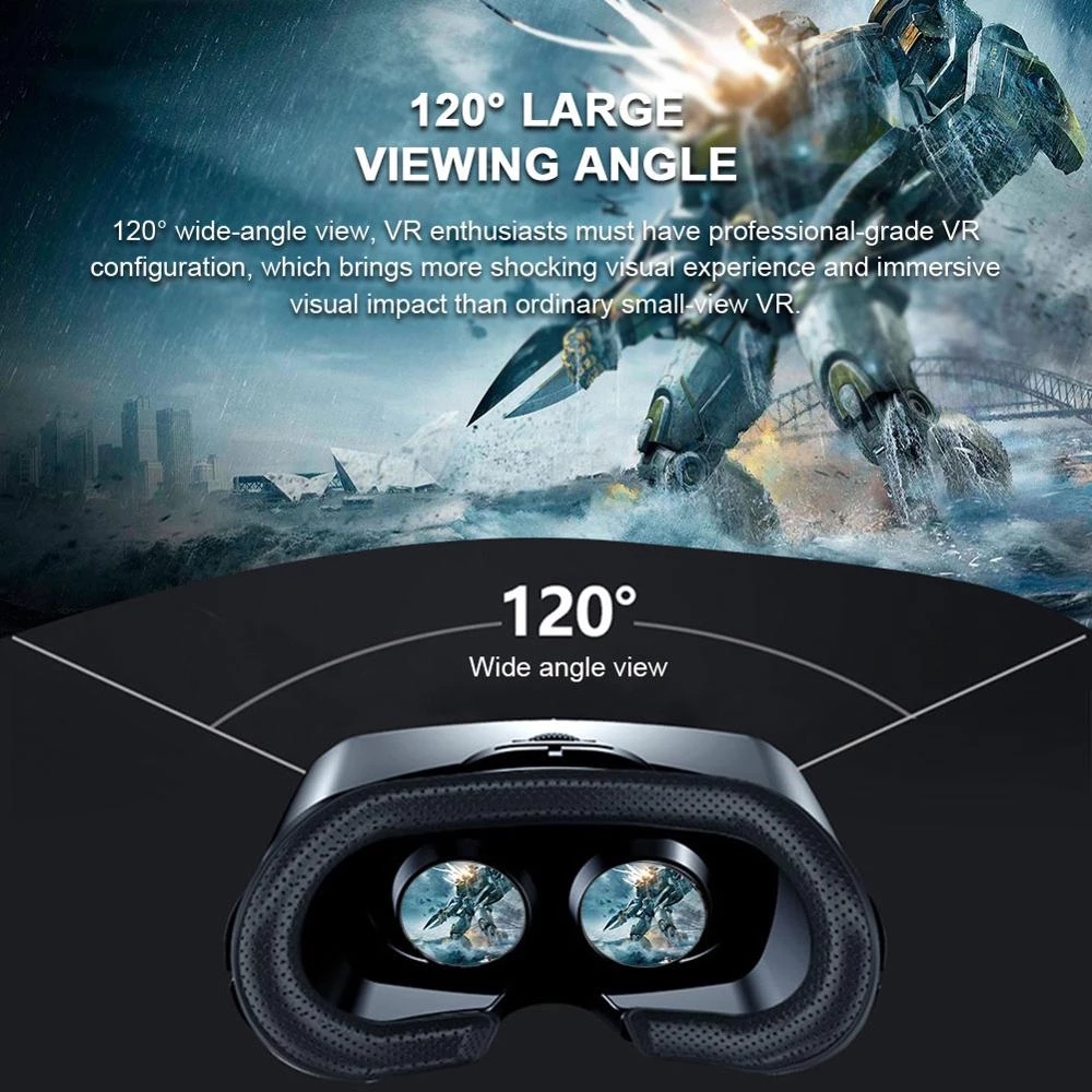 VRG 프로 가상 현실 VR 안경 헤드셋 장치 비아르  - Esports Gaming Headphones 리뷰 및 가격