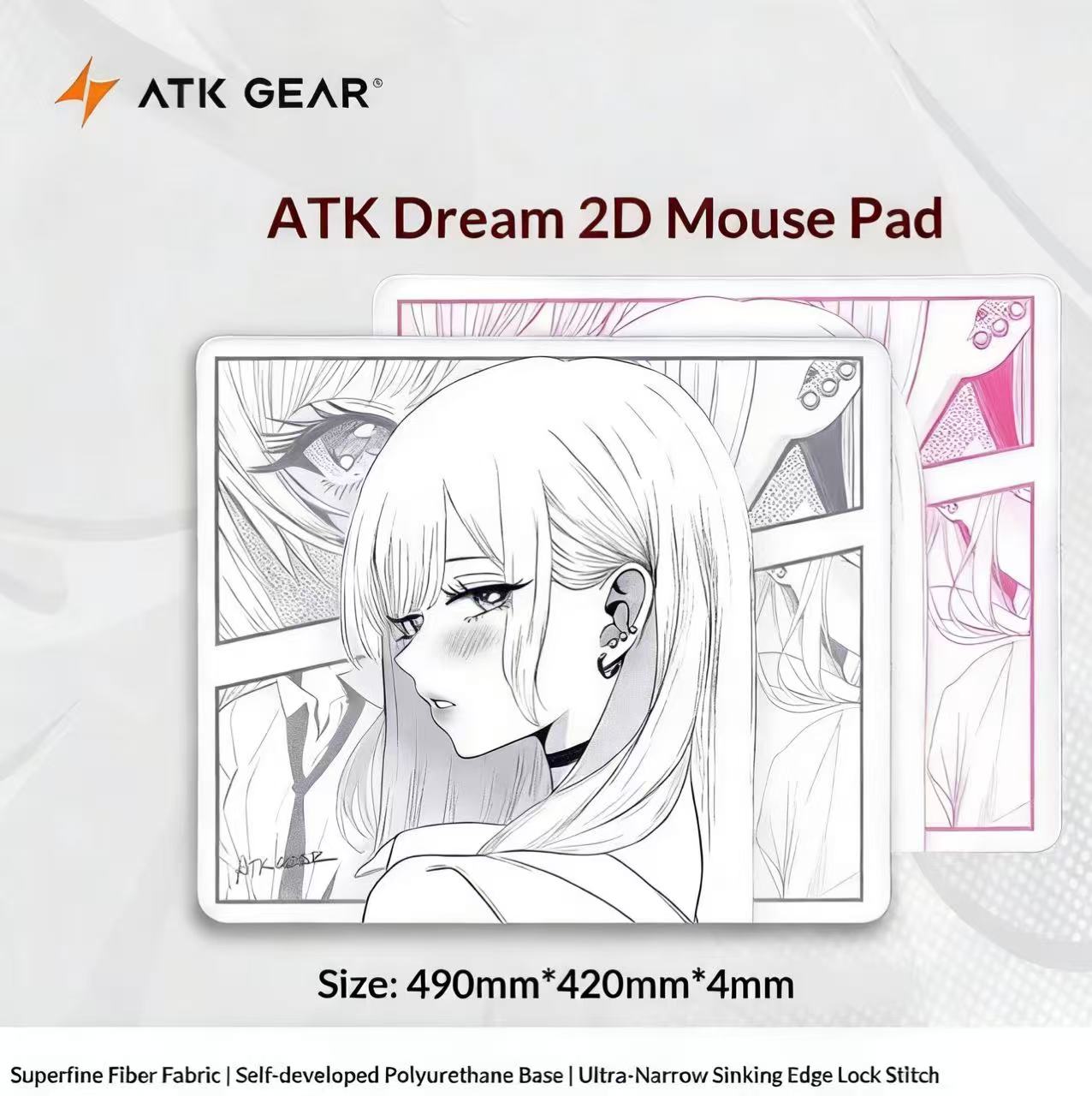 정품 ATK 드림 애니메이션 대형 중성 마우스 패드,  - Esports Gaming Mouse Pad 리뷰 및 가격